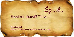 Szalai Aurélia névjegykártya